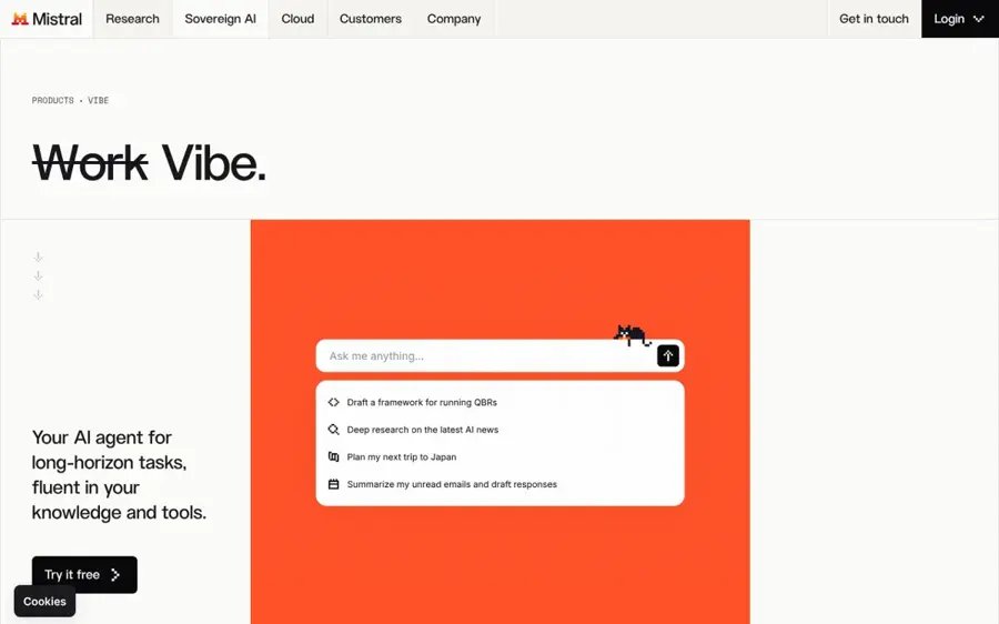Le Chat homepage