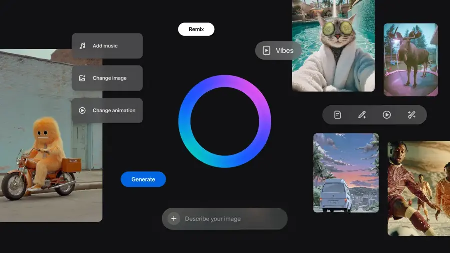 Meta AI Vibes official preview image