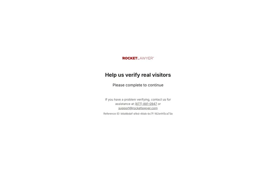 Rocket Lawyer homepage