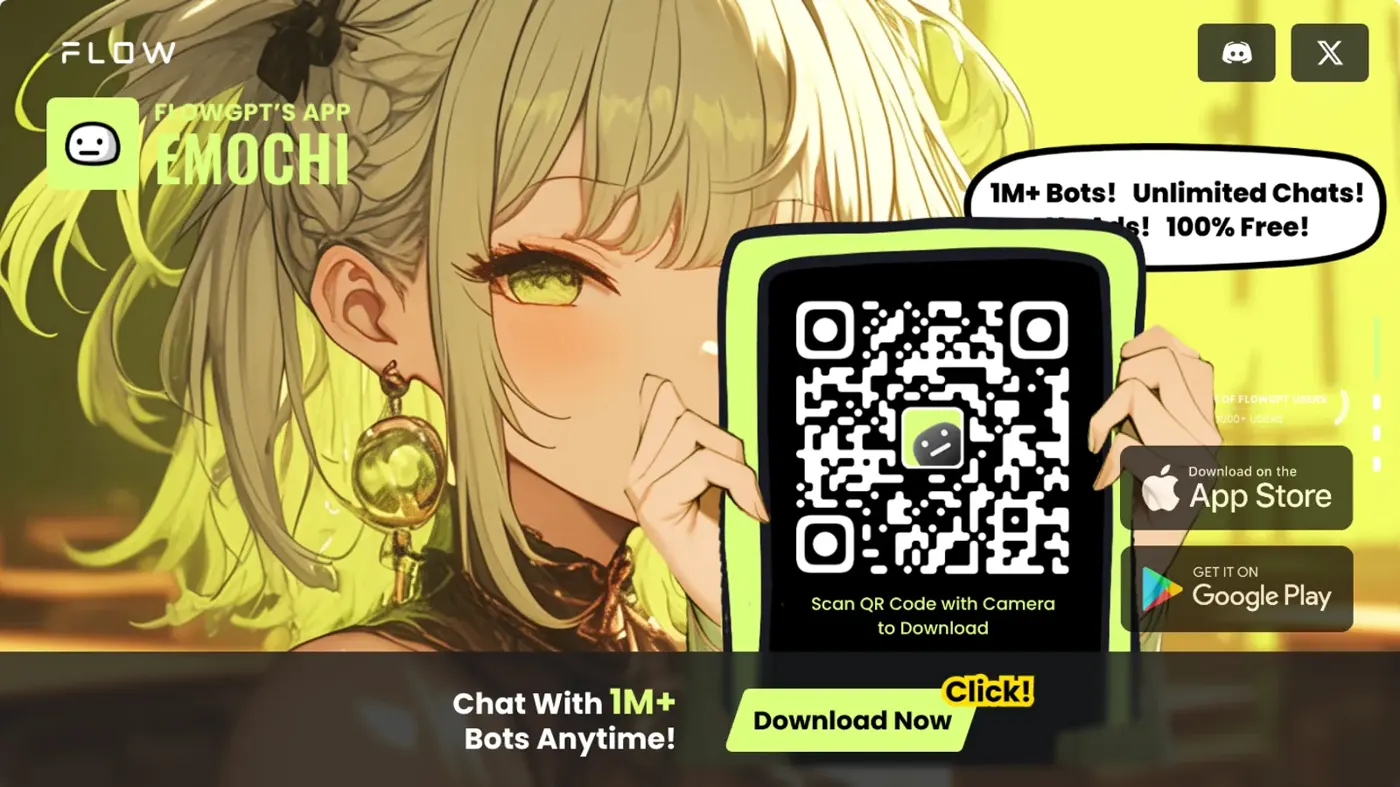 Emochi AI image from its official website