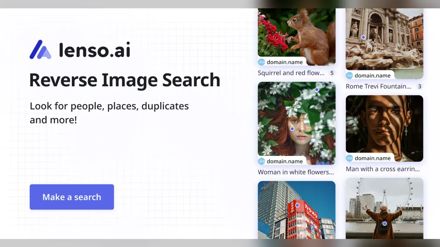 Lenso AI (lenso.ai) image from its official website