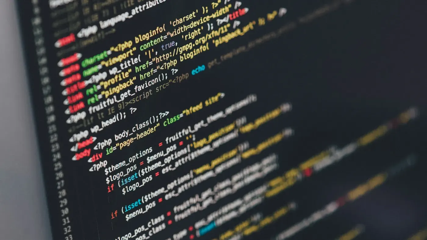 Code on a computer monitor