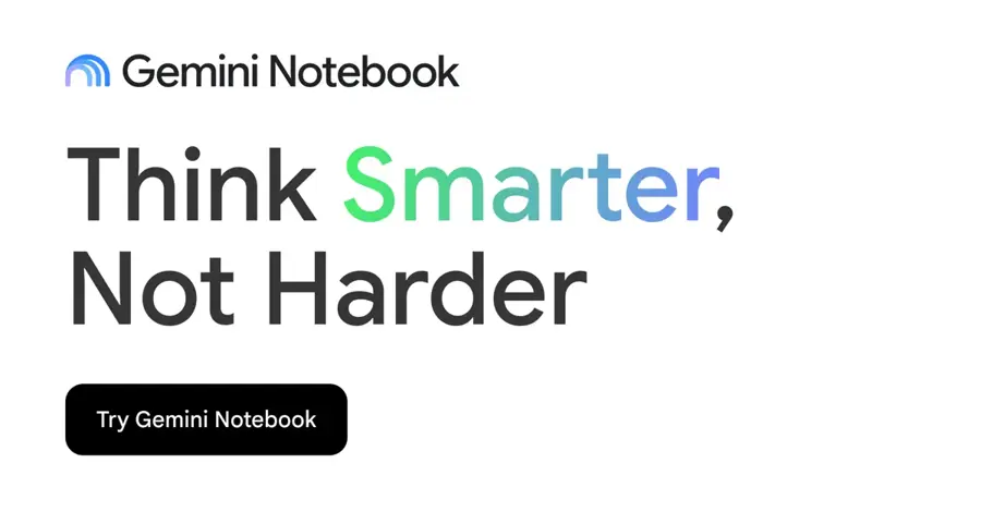 Gemini Notebook official preview image