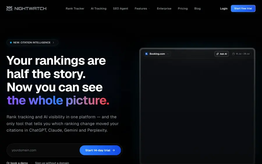 Nightwatch homepage