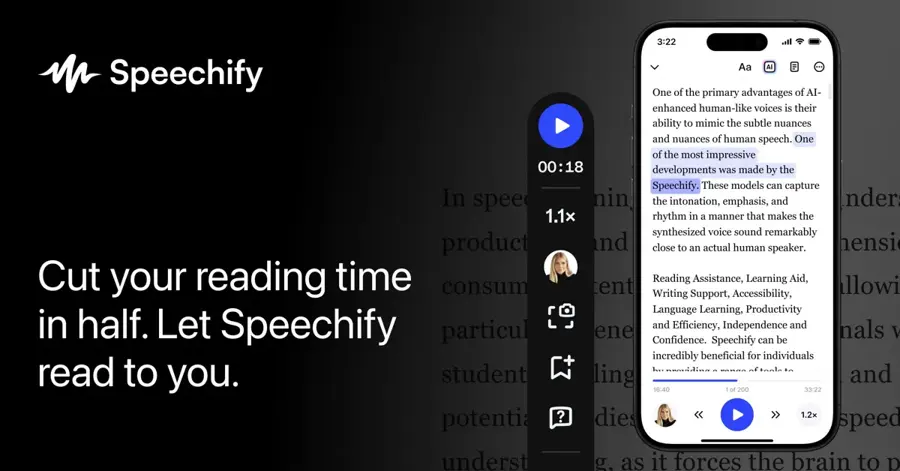 Speechify Studio official preview image